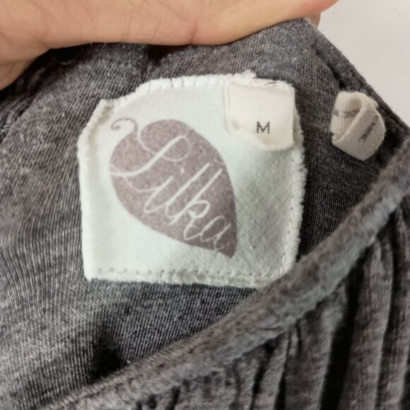 Lilka Mendocino Maxi Dress M Boho Festival Mixed Print Pleated Bust Empire Waist - Picture 6 of 13